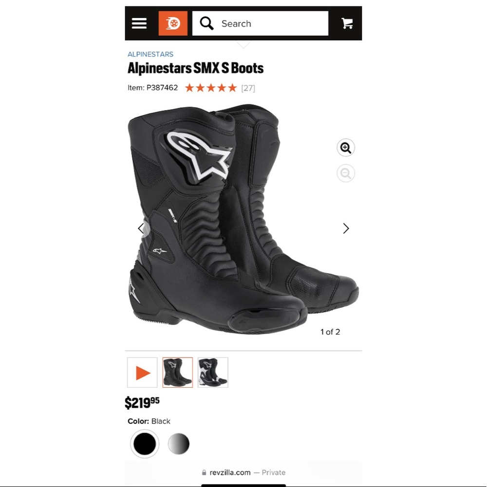 Unworn brand new Motorcycle AllStar SMX Stella Size 8.5
